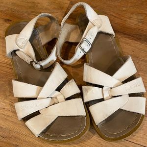 White Salt Water Sandals